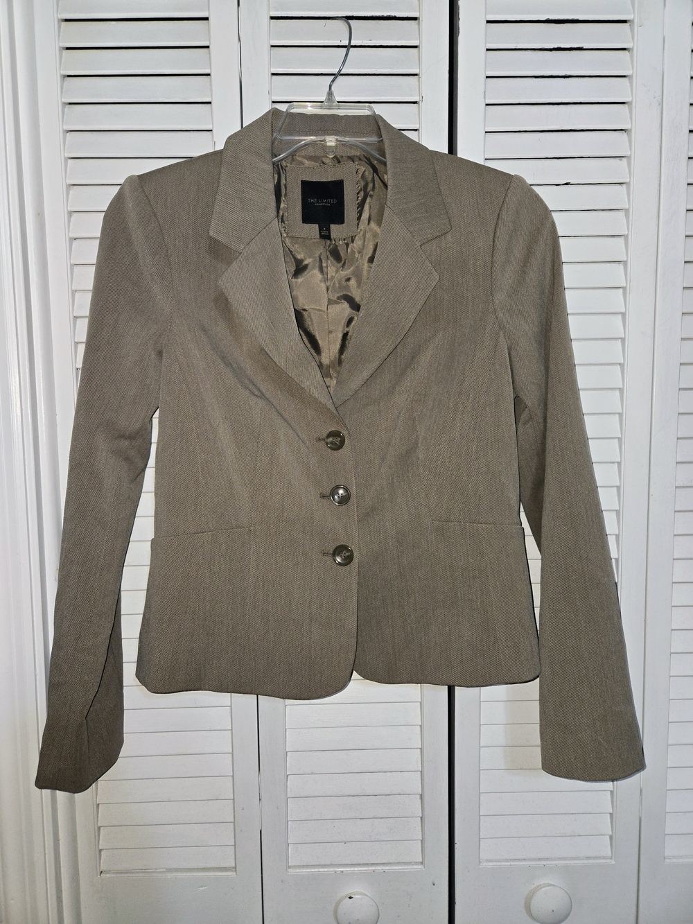 The Limited Women's 8 Taupe Tailored Blazer